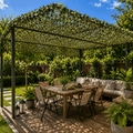 Naturiva Sichtschutznetz mit Blattdesign für Garten Balkon und Terrasse