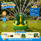 Jurasplash Dinosaurier Wassersprinkler für Garten und Sommerspiele