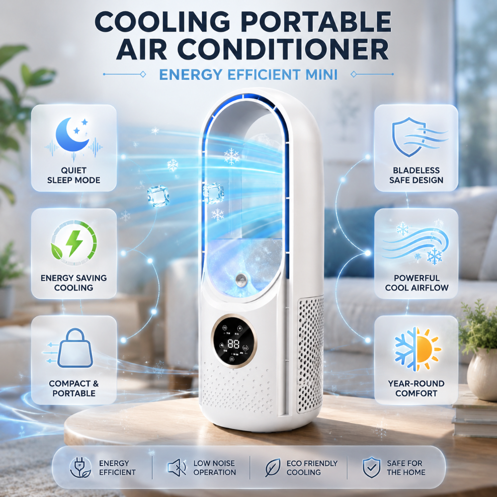 AirFlow Pro Tragbare Mini Klimaanlage