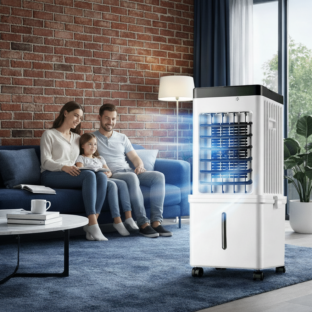 Frigovent Mobiler 3-in-1 Luftkühler mit Fernbedienung und Wassertank