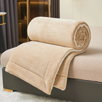 KuschelTraum Flanell Decke Fasergewebe Wohndecke