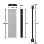 SpeicherKraft ekstern harddisk 8TB USB bærbar aluminium