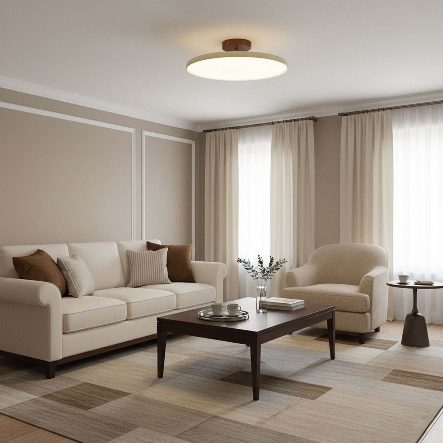Verstellbare LED Deckenleuchte mit Schwenkbarem Spotdesign