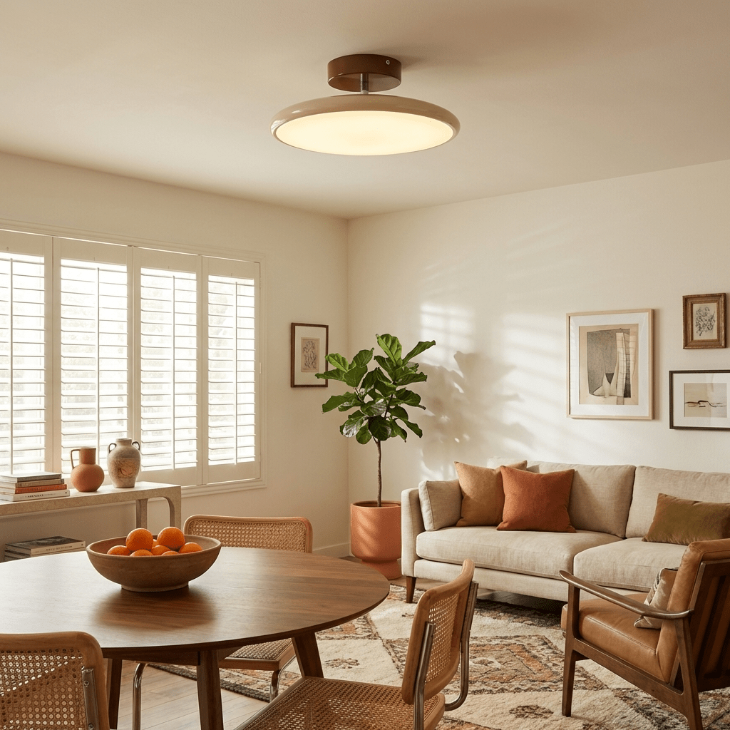 Verstellbare LED Deckenleuchte mit Schwenkbarem Spotdesign