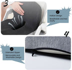 Comfortis memory foam siddepude til ergonomisk siddekomfort