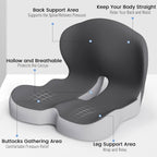 Comfortis memory foam siddepude til ergonomisk siddekomfort