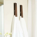 ClipWood Handtuchhalter aus Holz im Wäscheklammer-Design