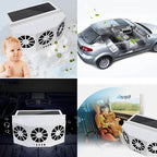 SolarVent AutoFresh Fahrzeuglüfter mit Solarpanel für Autofenster