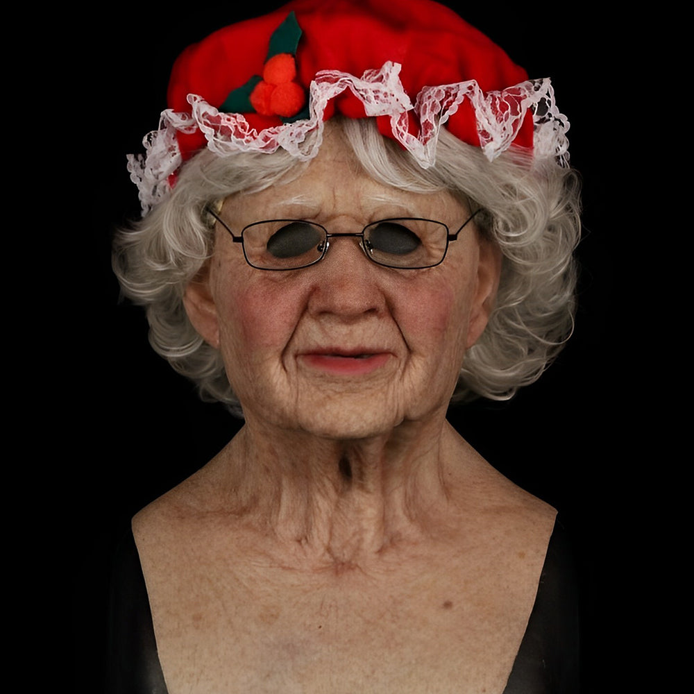 Realistische Latex Maske mit Beweglichem Mund