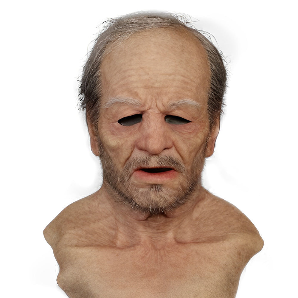 Realistische Latex Maske mit Beweglichem Mund