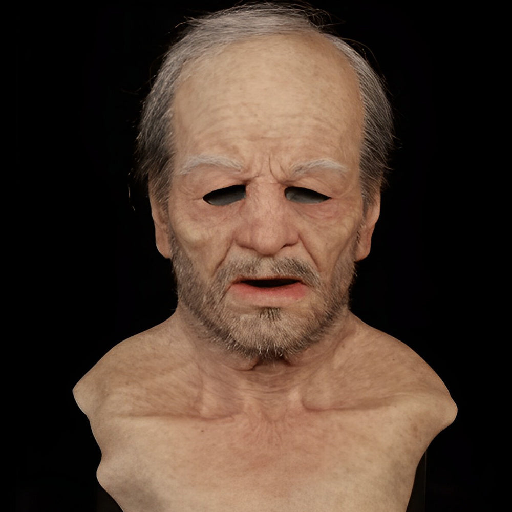 Realistische Latex Maske mit Beweglichem Mund