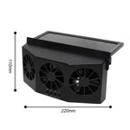 SolarVent AutoFresh Fahrzeuglüfter mit Solarpanel für Autofenster