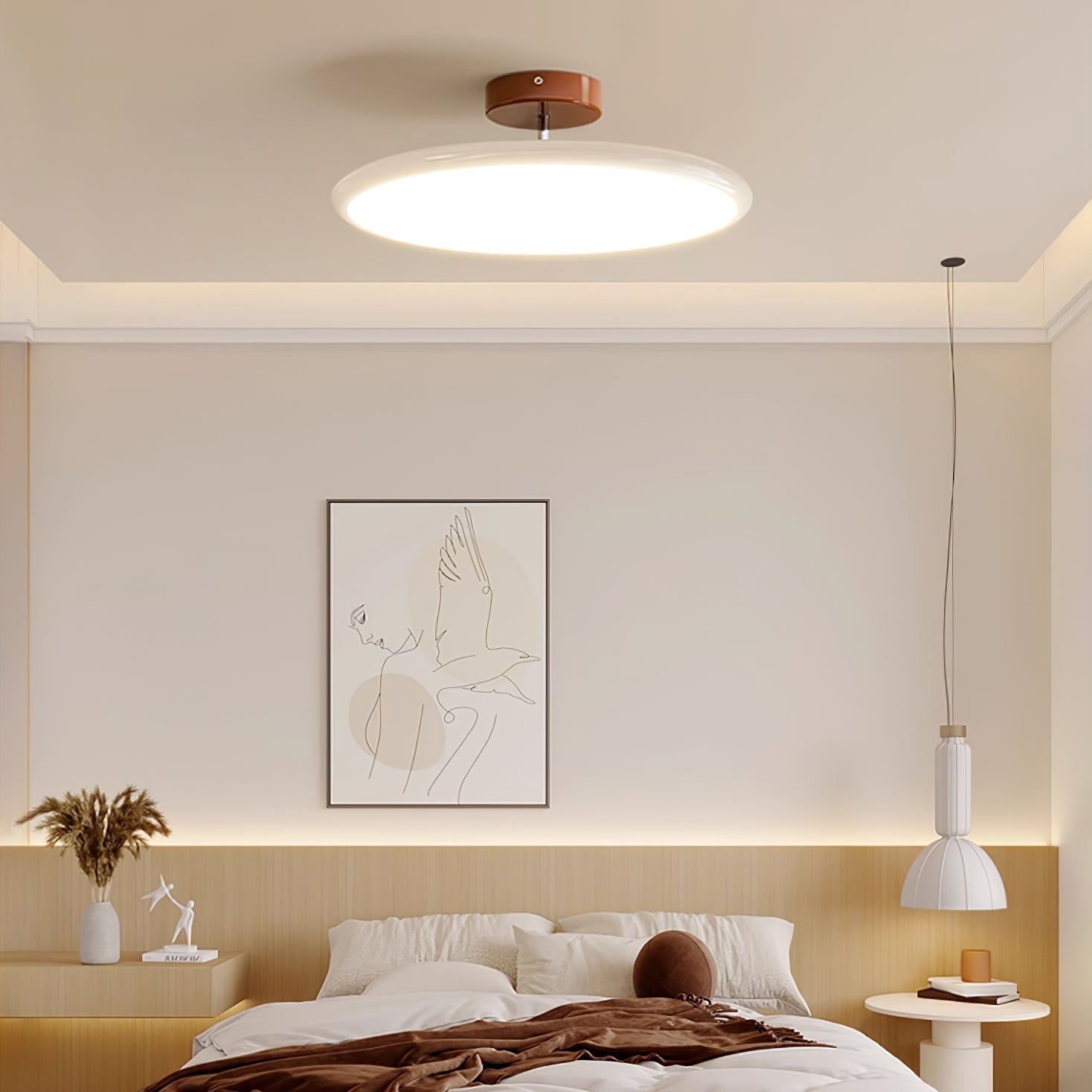 Verstellbare LED Deckenleuchte mit Schwenkbarem Spotdesign