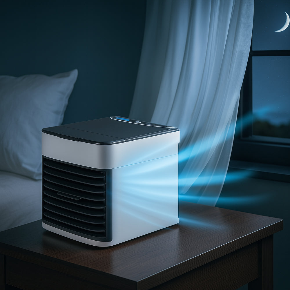 FreshCube AirCool USB Luftkühler mit LED & Wassertank 750ml