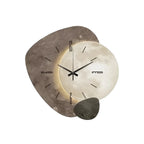 Selmora Mondkreis-Wanduhr mit dekorativem Mondmotiv
