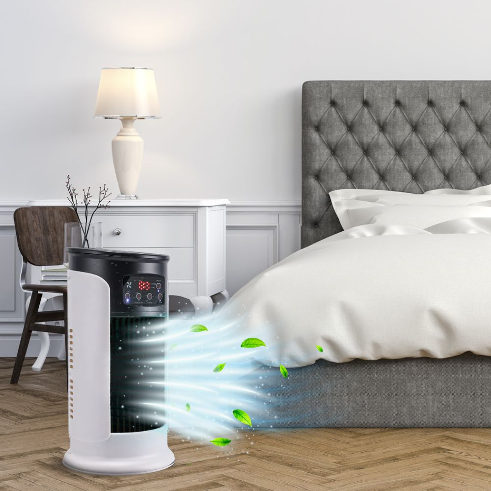 BreezeFlow przenośny klimatyzator z funkcją nawilżania i oscylacji