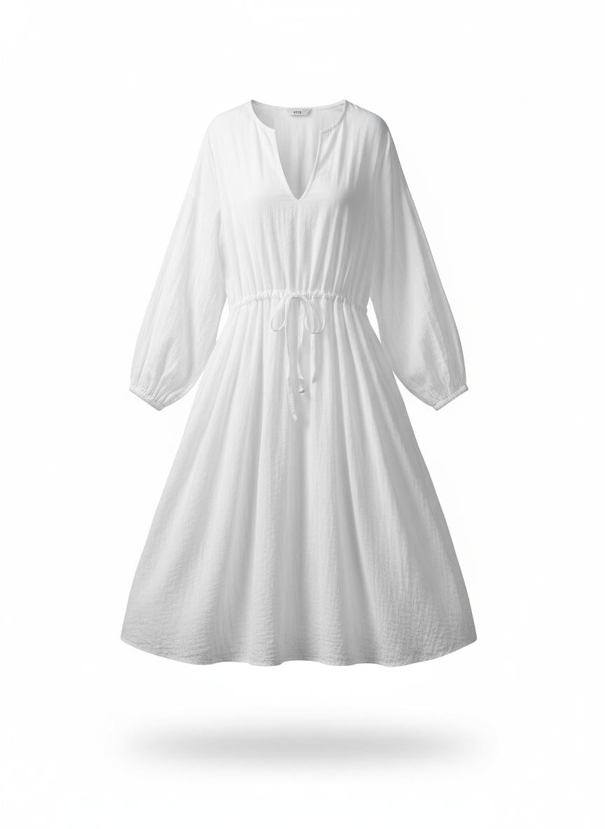 Women's White Spring Dress