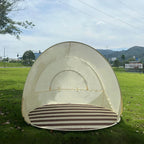 Sonnennest PopUp-Strandmuschel für 3–4 Personen mit Sofortaufbau