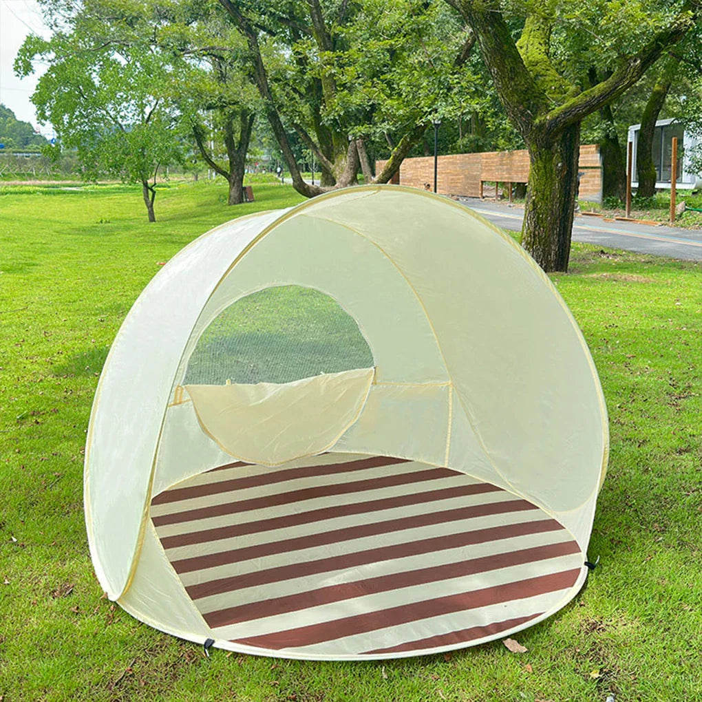 Sonnennest PopUp-Strandmuschel für 3–4 Personen mit Sofortaufbau