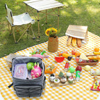 FreshCarry Kühltasche mit Herausnehmbarem Isoliereinsatz für Ausflüge