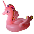 EinhornWelle Aufblasbarer Schwimmring mit Einhorn-Design für Sommer