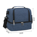 CompactFresh Isolierte Kühltasche mit Schultergurt und Zusatzfächern
