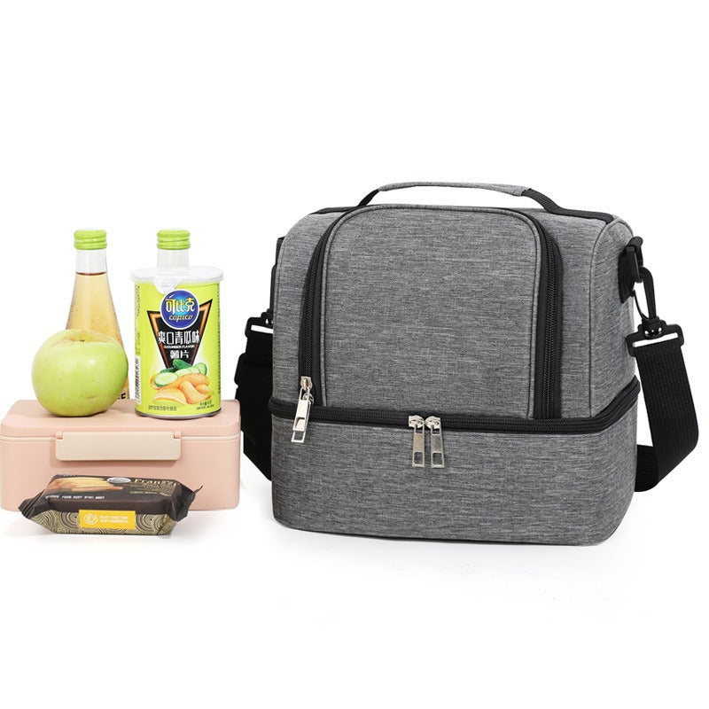 CompactFresh Isolierte Kühltasche mit Schultergurt und Zusatzfächern