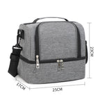 CompactFresh Isolierte Kühltasche mit Schultergurt und Zusatzfächern