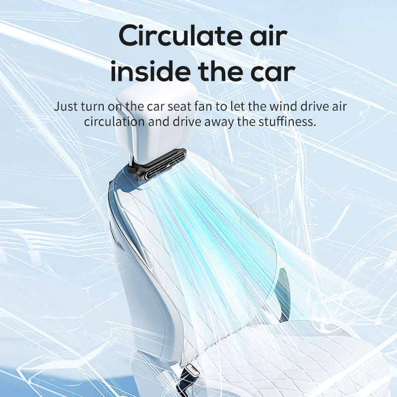 DriveBreeze Auto Ventilator mit Cliphalterung und USB-Aufladung