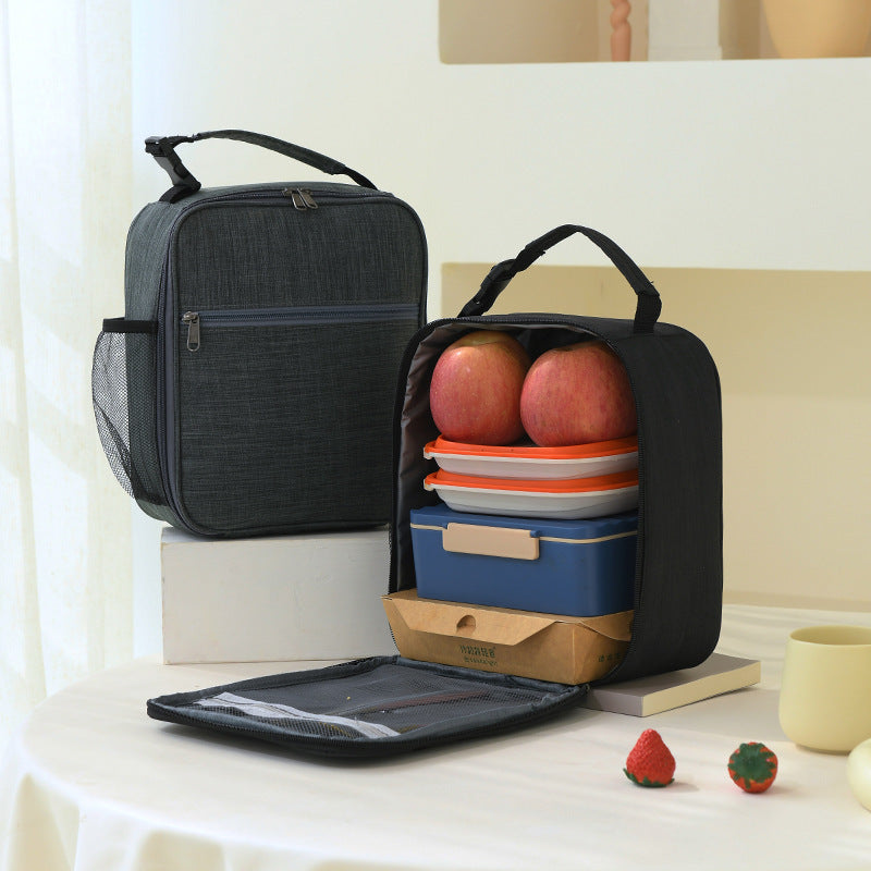 FreshDaily Isolierte Lunchtasche mit Mehreren Fächern und Schultergurt