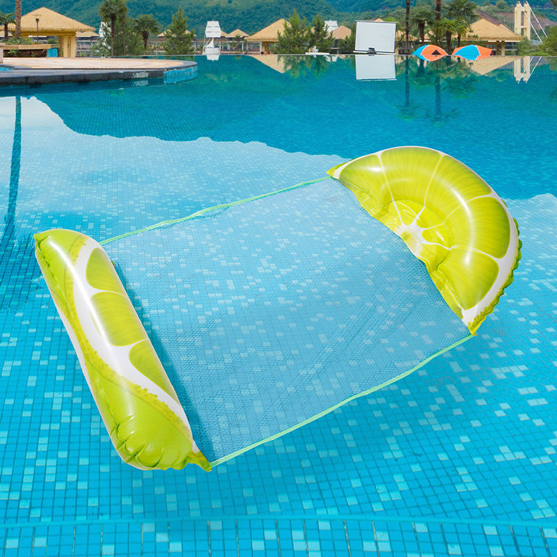 FruchtOase Aufblasbare Wasserspielmatte mit Fruchtmotiv für Sommer