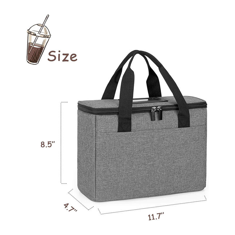 FreshCompanion Kühltasche mit Isolierung und Mehreren Fächern