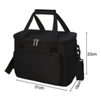 FreshOrganize Kühltasche mit Mehreren Isolierfächern für Ausflüge