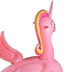 EinhornWelle Aufblasbarer Schwimmring mit Einhorn-Design für Sommer