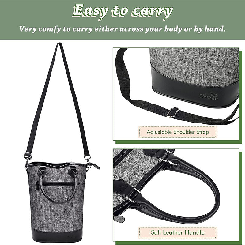 CoolElegance Damen Handtasche mit Isolierfach und Schultergurt