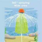 Splashora Rotierender Wassersprinkler Oktopus für Garten und Sommer