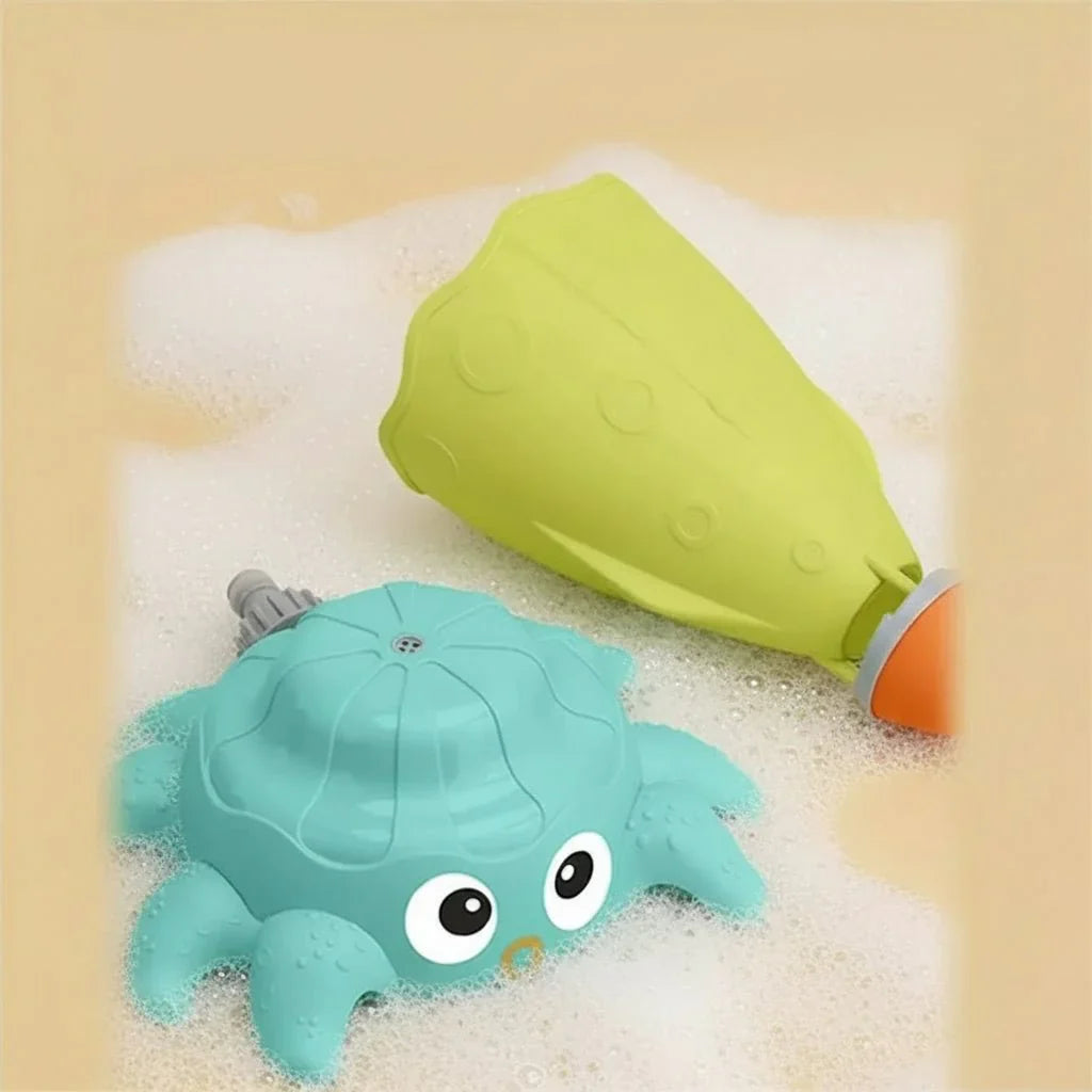 Splashora Rotierender Wassersprinkler Oktopus für Garten und Sommer