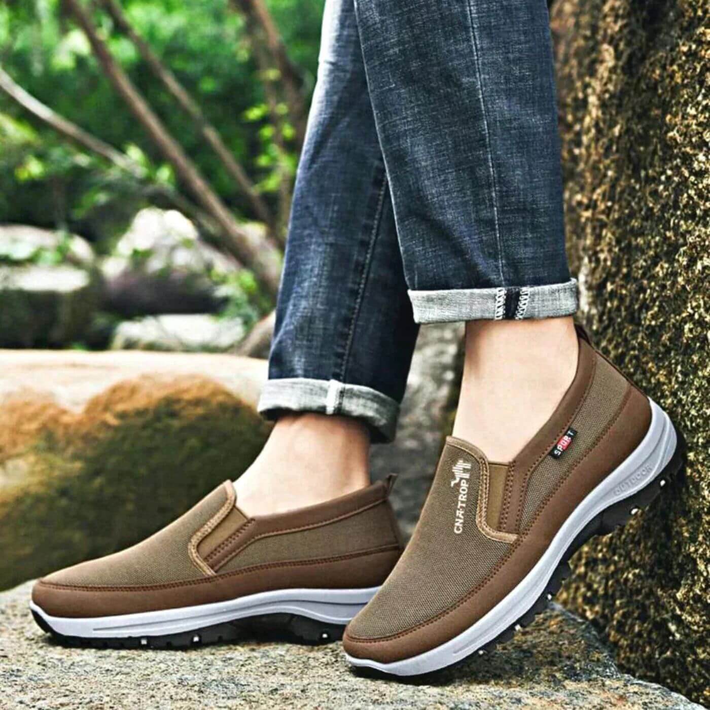 KomfortTrit herre slip-on fritidssko