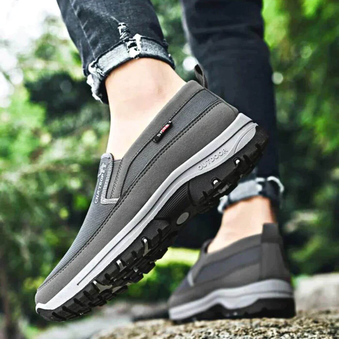 KomfortTrit herre slip-on fritidssko