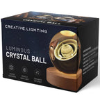 LumiSphere 3D Kristallkugel mit LED-Beleuchtung