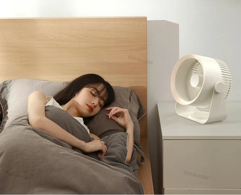 AeroNest USB-C Wandventilator mit Akku & 3 Geschwindigkeitsstufen