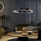 Lysring LED pendel rund tidssvarende loftlampe