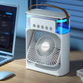 AquaGlow AirCool luftkøler med 600ml tank & LED-belysning