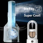 AirGlow PureFlow bladløs ventilator med luftfugter & natlys