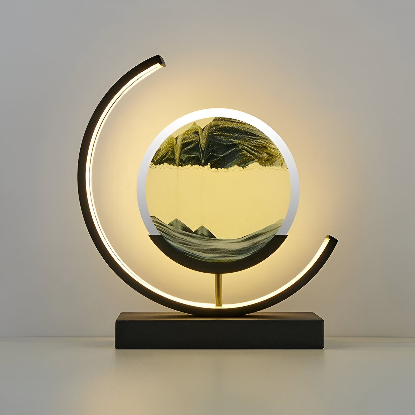 Lumera LED Sandlicht Tischleuchte mit Sandmuster