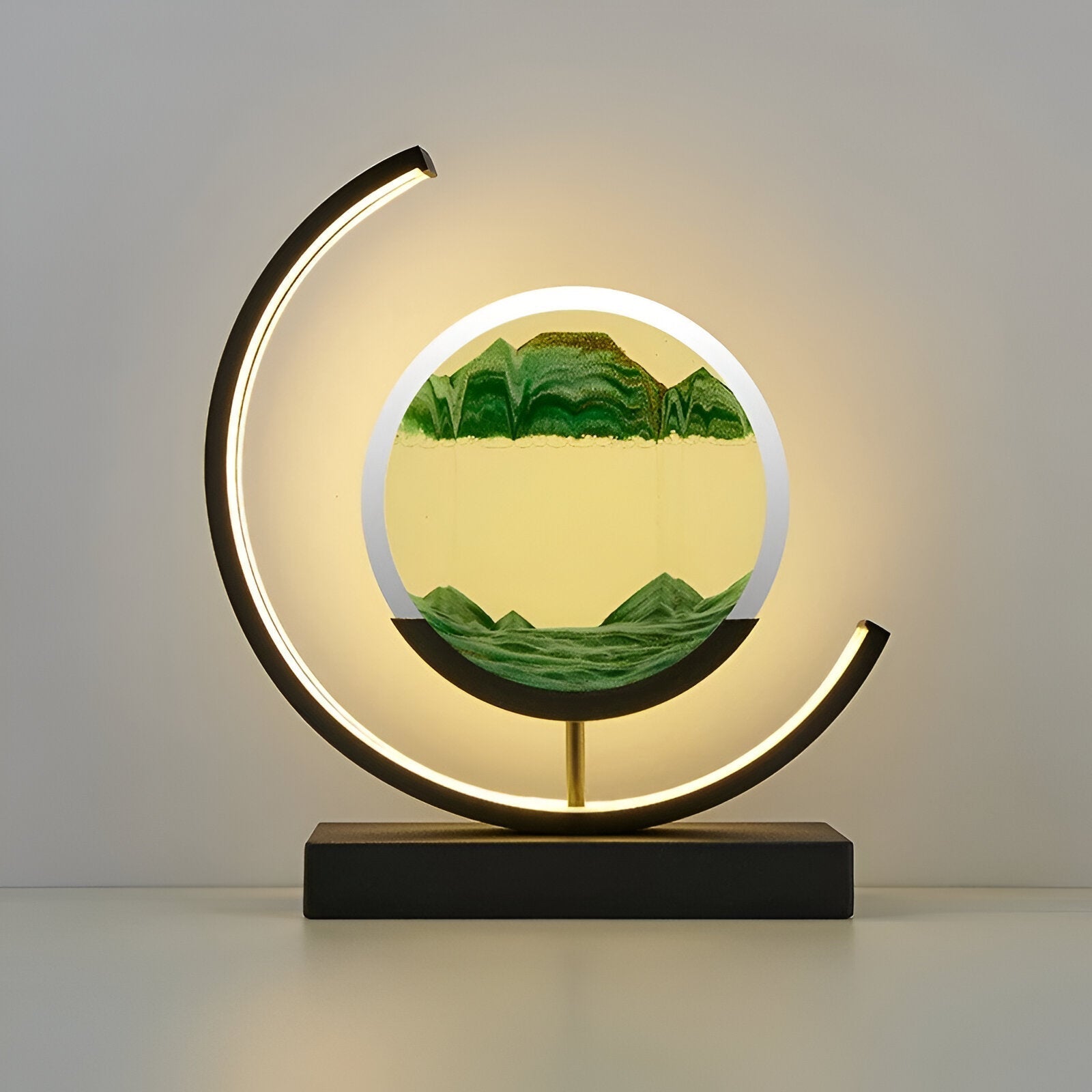 Lumera LED Sandlicht Tischleuchte mit Sandmuster