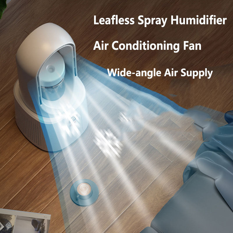AirGlow PureFlow bladløs ventilator med luftfugter & natlys