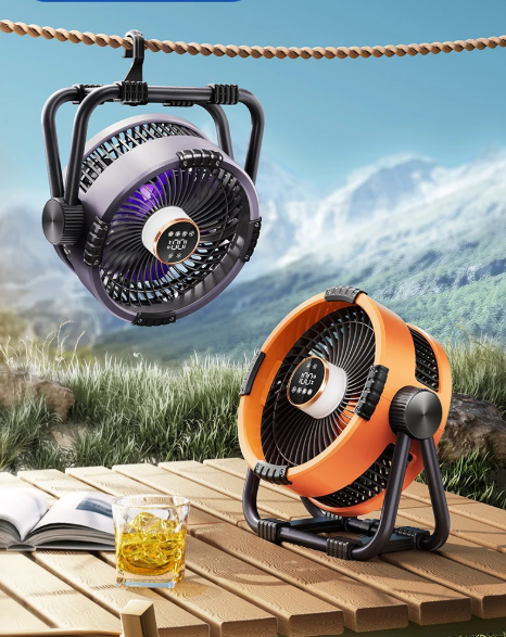 CampLicht AirMax Outdoor-Ventilator mit LED & Powerbank 20000mAh