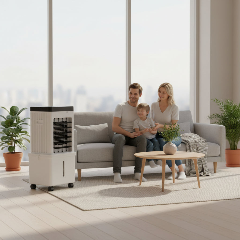 Frigovent Mobiler 3-in-1 Luftkühler mit Luftbefeuchtung und Fernbedienung