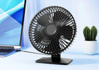 BreezeOrbit USB bordventilator med oscillation & 4 hastigheder